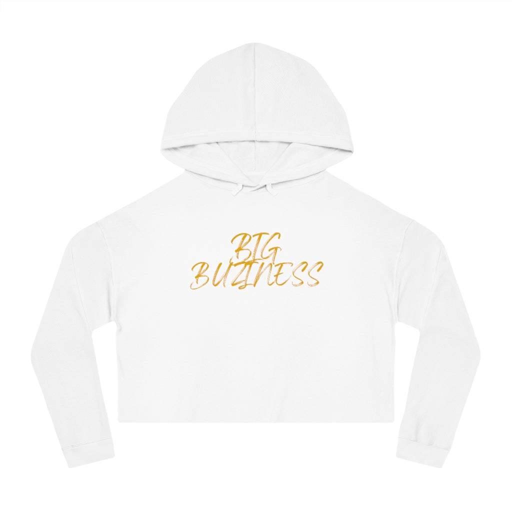 Big Buziness Women’s Cropped Hooded Sweatshirt