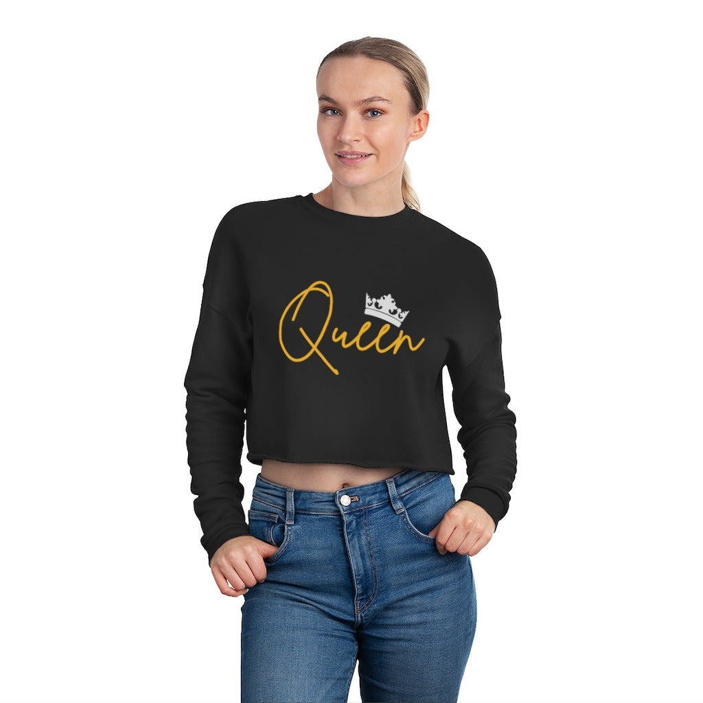 Women's Queen Cropped Sweatshirt