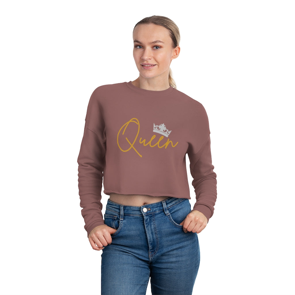 Women's Queen Cropped Sweatshirt