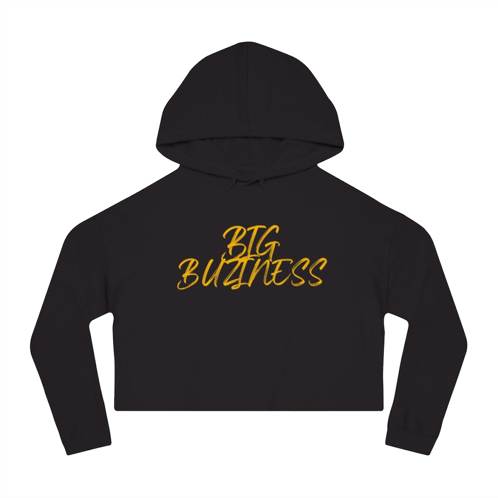 Big Buziness BLK Women’s Cropped Hooded Sweatshirt