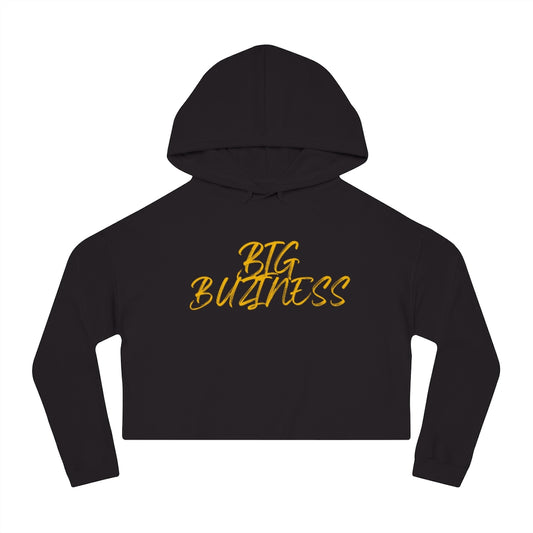 Big Buziness BLK Women’s Cropped Hooded Sweatshirt